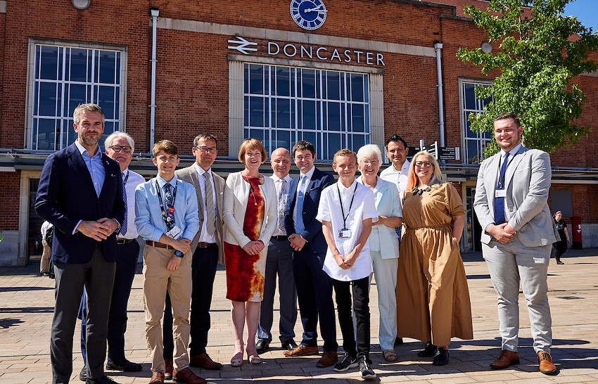 Rail Minister Wendy Morton MP visits Doncaster