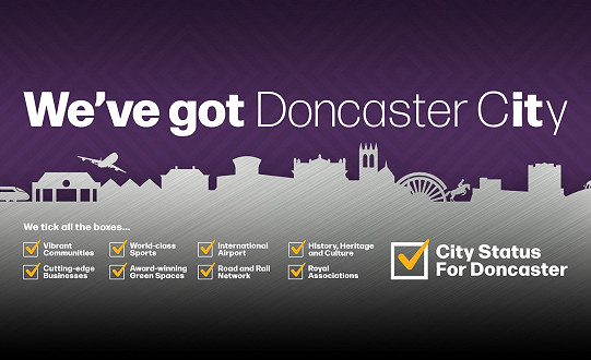 Doncaster becomes one of UK's newest cities