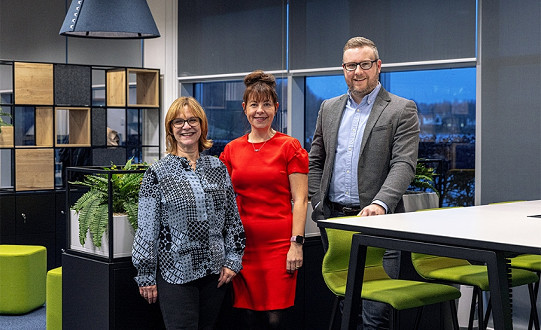 Doncaster duo join forces to transform Keepmoat office space