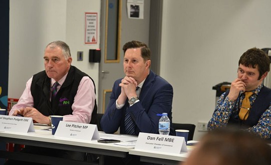 Critical Discussion Held Between Local Businesses and MP Lee Pitcher