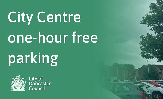 1-hour free parking trial begins across city centre council car parks