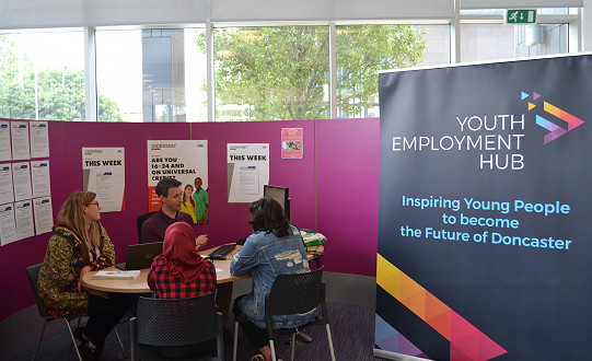 Doncaster residents find work thanks to new Youth Employment Hub