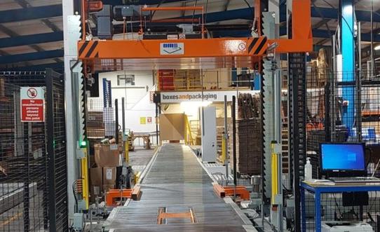 New conveyor system at Boxes and Packaging