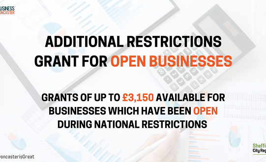 New Business Grant available for eligible Doncaster businesses