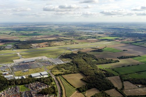 Doncaster Sheffield Airport Drone Image
