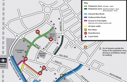 Doncaster City Centre Map