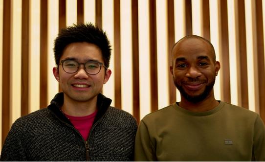 Chun Keat Yew and Anton James from The Flood Innovation Centre