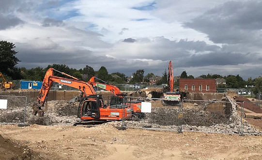 Work Underway on Housing at Former Reservoir
