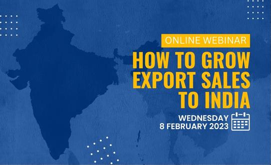 How to grow export sales to India