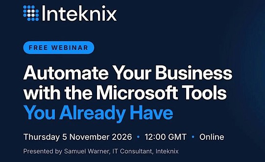 Free webinar: Automate Your Business with the Microsoft Tools You Already Have