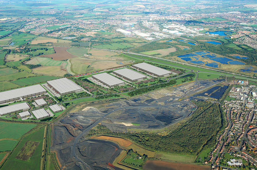 Overhead perspective of iPort