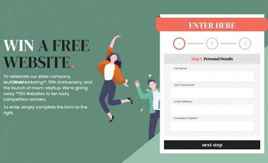 Anniversary competition offers 10 businesses a free website