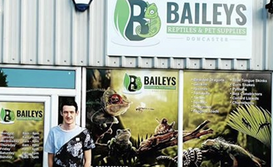 Reptile store celebrates successful first month in business