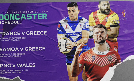 Doncaster's RLWC2021 Fixtures Announced