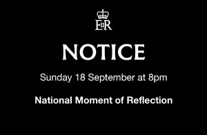 National moment of reflection