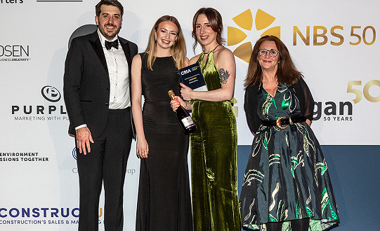 Doncaster Manufacturer win at Construction Marketing Awards 2023