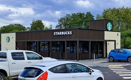 New Starbucks drive thru opens at Unity Yorkshire
