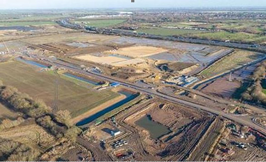 Site entrance now complete at major Regeneration scheme
