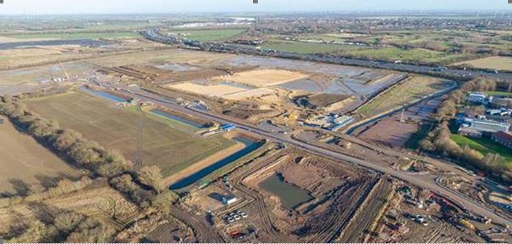 Site entrance now complete at major Regeneration scheme