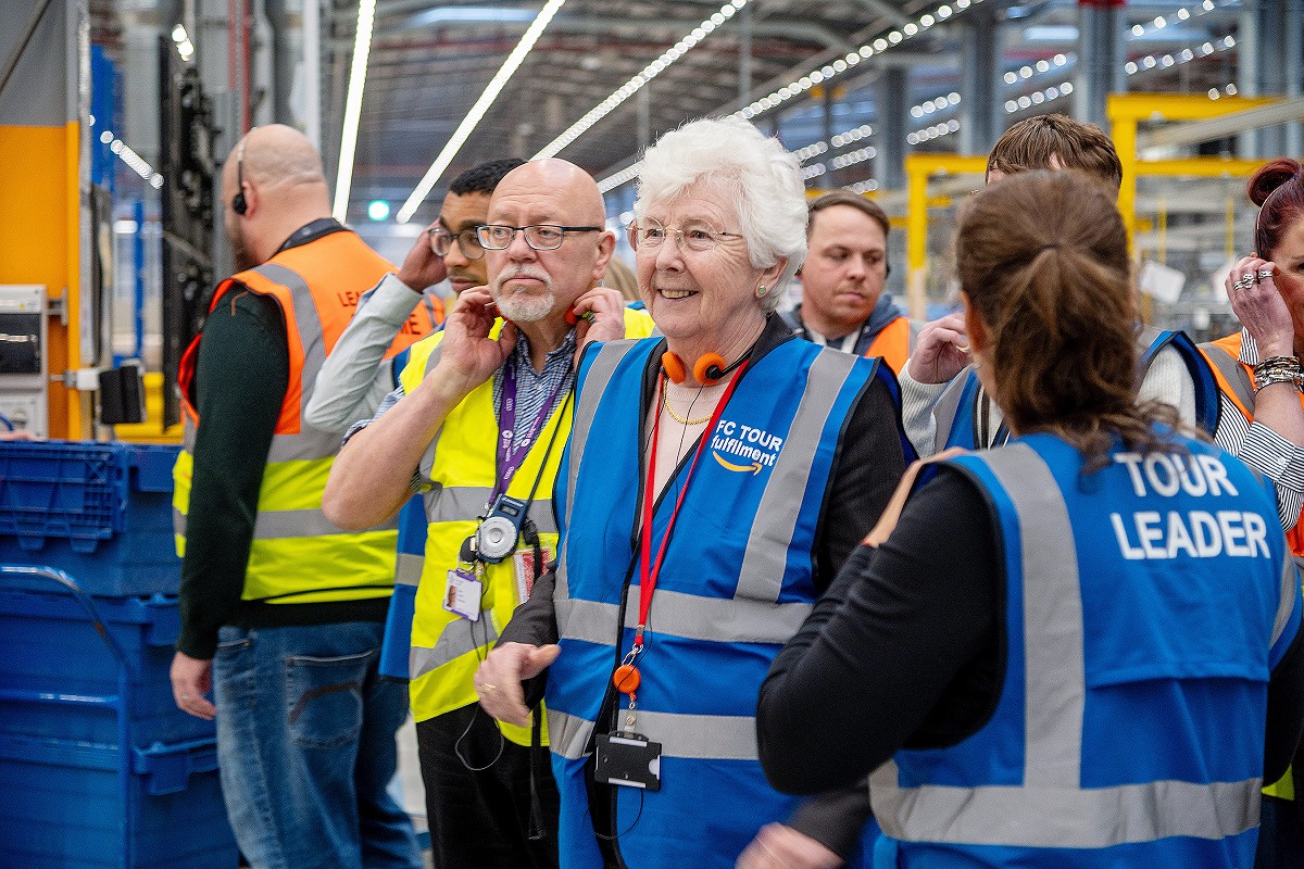 Visit to Doncaster Amazon fulfilment centre highlights key community impact
