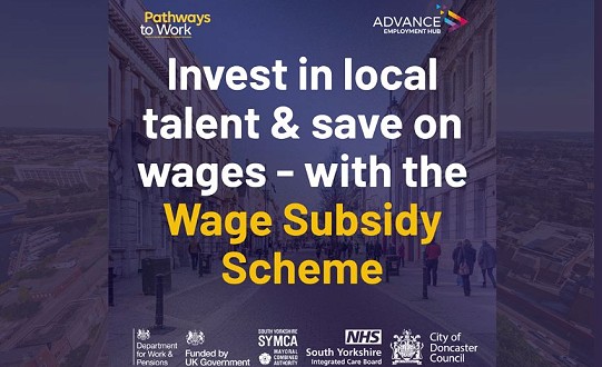 Doncaster Organisations Invited To Unlock Local Talent With Wage Subsidy Scheme