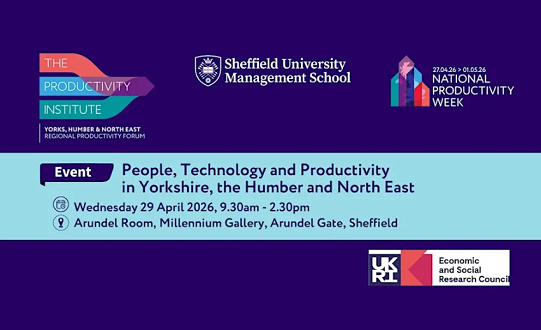 People, Technology and Productivity in Yorkshire, The Humber & North East