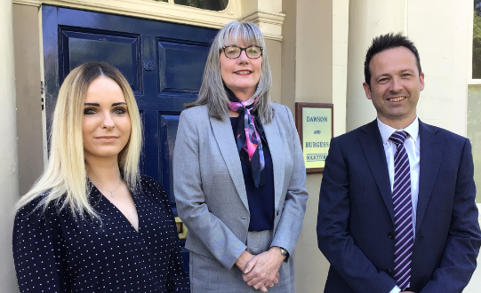 Warm welcome home for three Doncaster solicitors