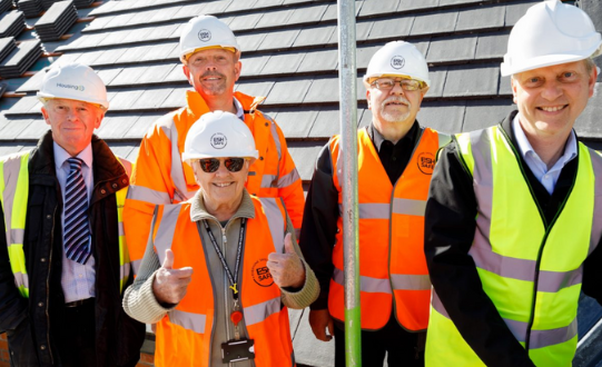 Topping out milestone celebrated at £7.5m retirement living scheme