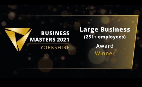 Online Bathroom Retailer Victoria Plum Named Best Large Business at Yorkshire Business Masters Awards 2021